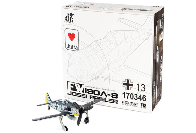 JC Wings FW 190A-8 Luftwaffe JG26 France 1945 1/72 Diecast Model Aircraft