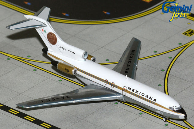 Gemini Jets Mexicana Boeing 727-100 1/400 Diecast Model Aircraft - XA-SEJ - GJMXA2351