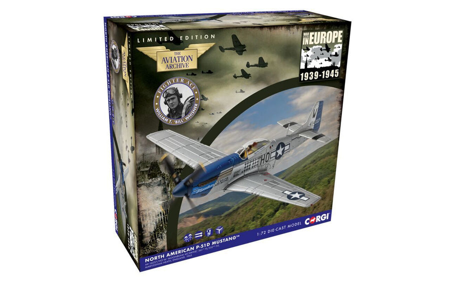 Corgi P-51D Mustang 'Moonbeam McSWine' Whisner 1:72 Diecast Model Aircraft AA27709