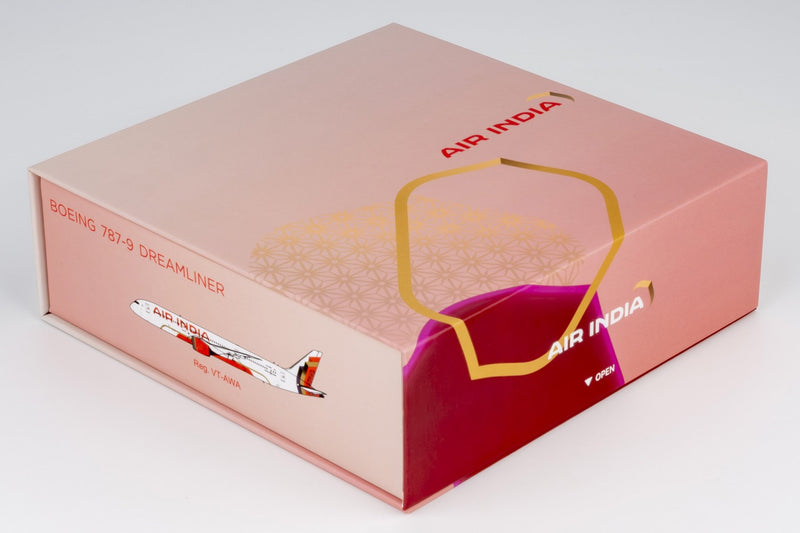 NG Models Air India Boeing 787-9 Diecast Model with Stand - VT-AWA- 1/400