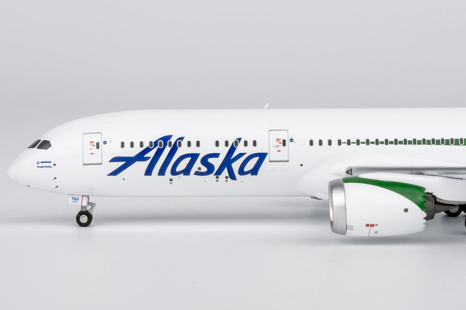 NG Models Alaska Airlines Boeing 787-9 Diecast Model with Stand - N784HA - 1/400