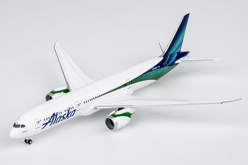 NG Models Alaska Airlines Boeing 787-9 Diecast Model with Stand - N784HA - 1/400