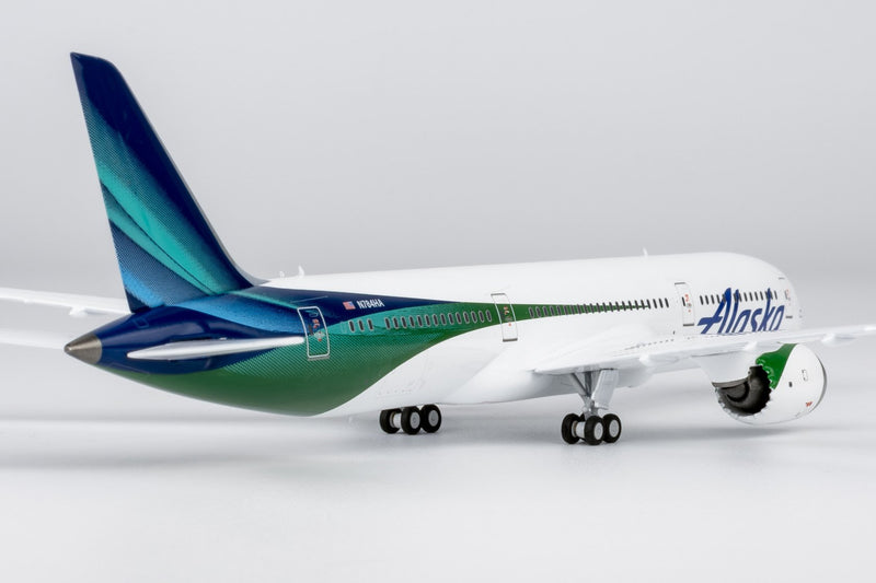 NG Models Alaska Airlines Boeing 787-9 Diecast Model with Stand - N784HA - 1/400