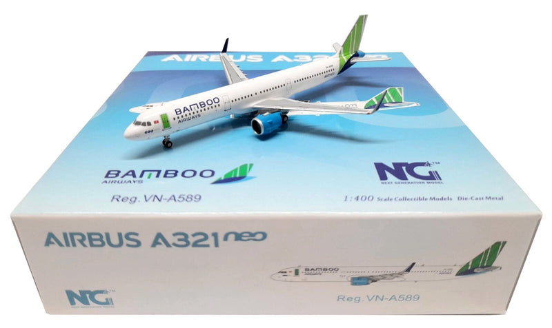 NG Models Bamboo Airways Airbus A321neo Diecast Model - VN-A589 - 1/400