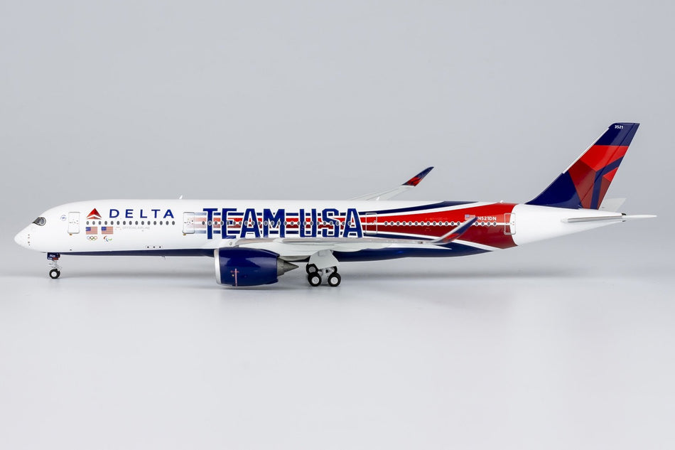 NG Models Delta Airlines Airbus A350-900 Team USA Livery Diecast Model - N521DN - 1/400
