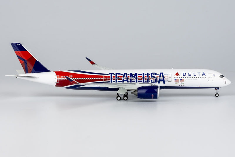 NG Models Delta Airlines Airbus A350-900 Team USA Livery Diecast Model - N521DN - 1/400