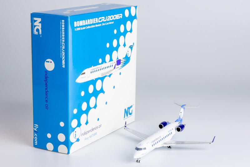 NG Models Independence Air CRJ-200ER - N670BR - Diecast - 1/200 - NG52059