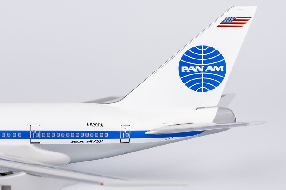 NG Models Pan-Am Boeing 747SP 'Clipper America' Diecast Model - N529PA- 1/400