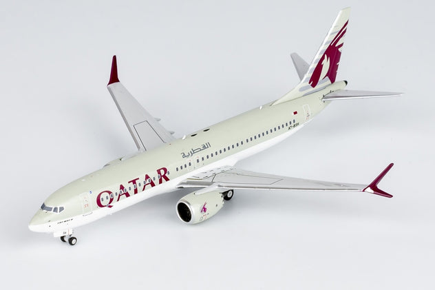 NG Models Qatar Airways Boeing 737 MAX 8 1:400 Diecast Model Aircraft - A7-BSH
