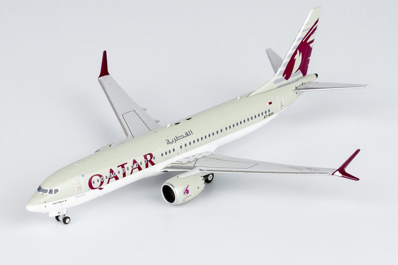NG Models Qatar Airways Boeing 737 MAX 8 Diecast Model - A7-BSH - 1/400