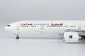 NG Models Qatar Airways Boeing 777-300ER Retro Livery Diecast Model - A7-BOC- 1/400