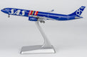 NG Models SAS Airbus A330-300  "80 Years Livery' Diecast Model with Stand -LN-RKR- 1/400