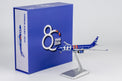 NG Models SAS Airbus A330-300  "80 Years Livery' Diecast Model with Stand -LN-RKR- 1/400
