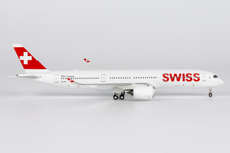 NG Models Swiss Airlines Airbus A350-900 Diecast Model with Stand - HB-IFB - 1/400