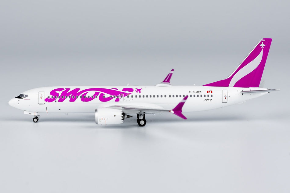 NG Models Swoop Airlines Boeing 737 MAX 8 Diecast Model - C-GJKK - 1/400