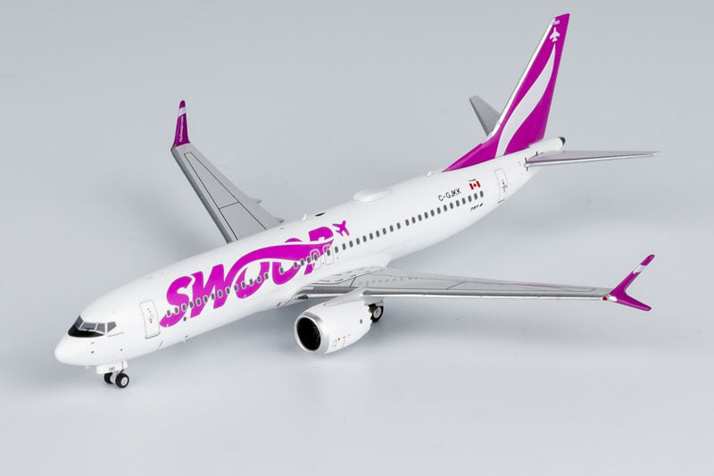 NG Models Swoop Airlines Boeing 737 MAX 8 Diecast Model - C-GJKK - 1/400