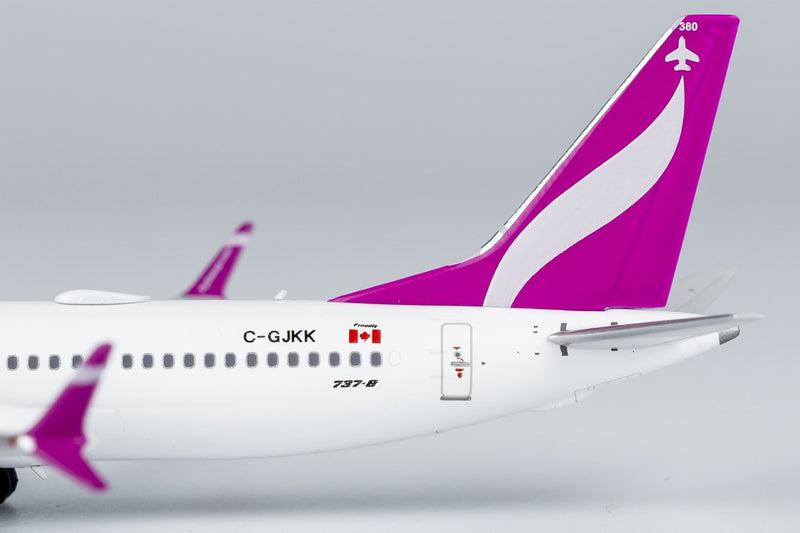NG Models Swoop Airlines Boeing 737 MAX 8 Diecast Model - C-GJKK - 1/400