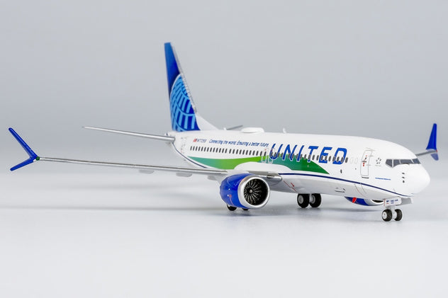 NG Models United Airlines Boeing 737 MAX 8 1:400 Diecast Model Aircraft - N77259