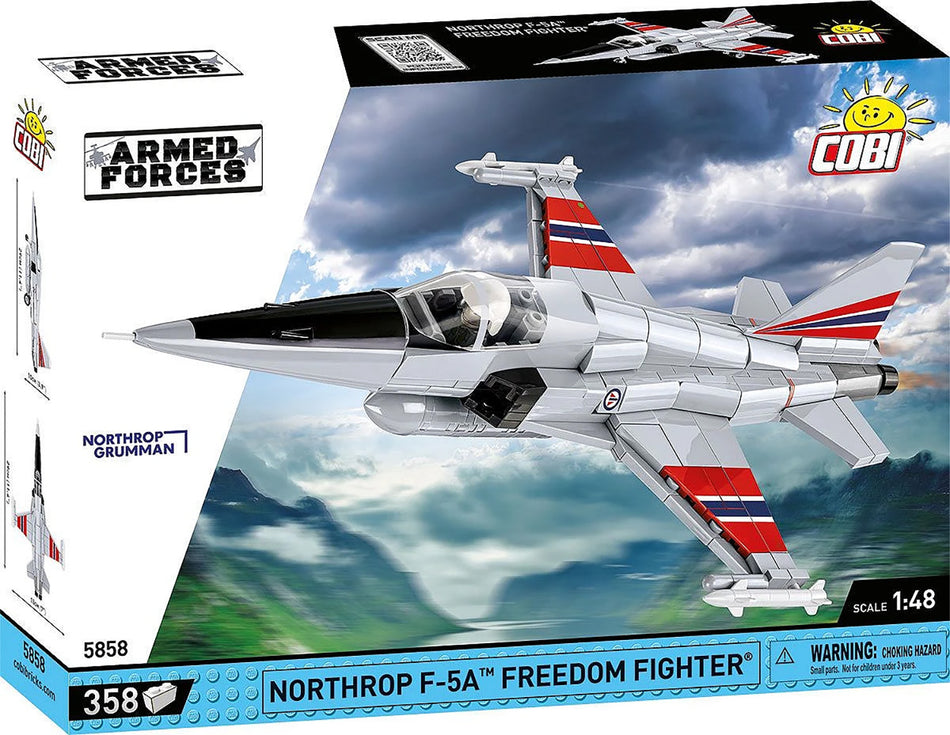 Cobi F-5A Freedom Fighter Norwegian Air Force 1:48 Aircraft Brick Kit (5858)