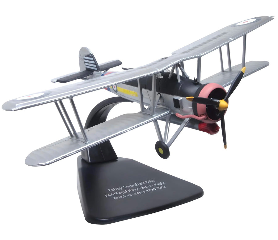 Oxford Diecast Fairey Swordfish W5856 1:72 Diecast Model Aircraft - AC111