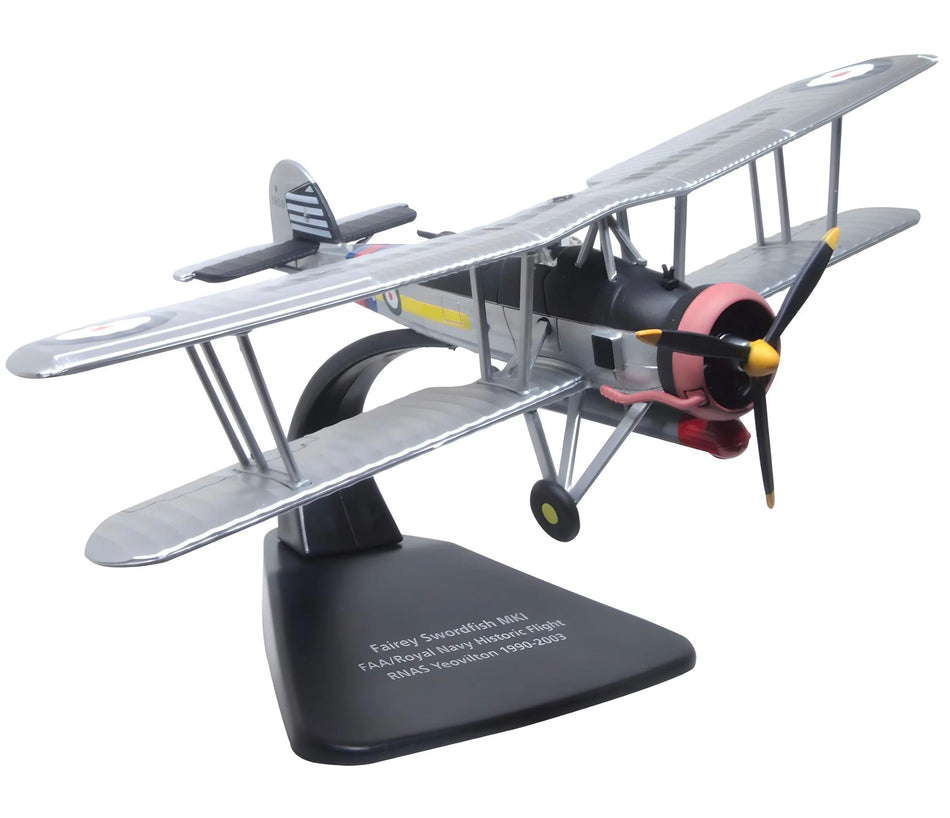 Oxford Fairy Swordfish FAA/RN Historic Flight Diecast Scale Model - 1/72 - AC111