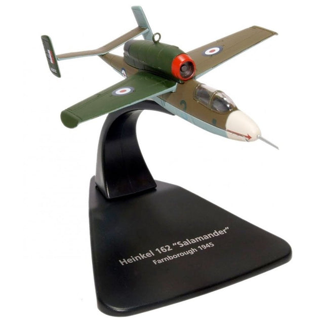 Oxford Diecast Heinkel He162 RAF 1945 1:72 Diecast Model Aircraft AC076