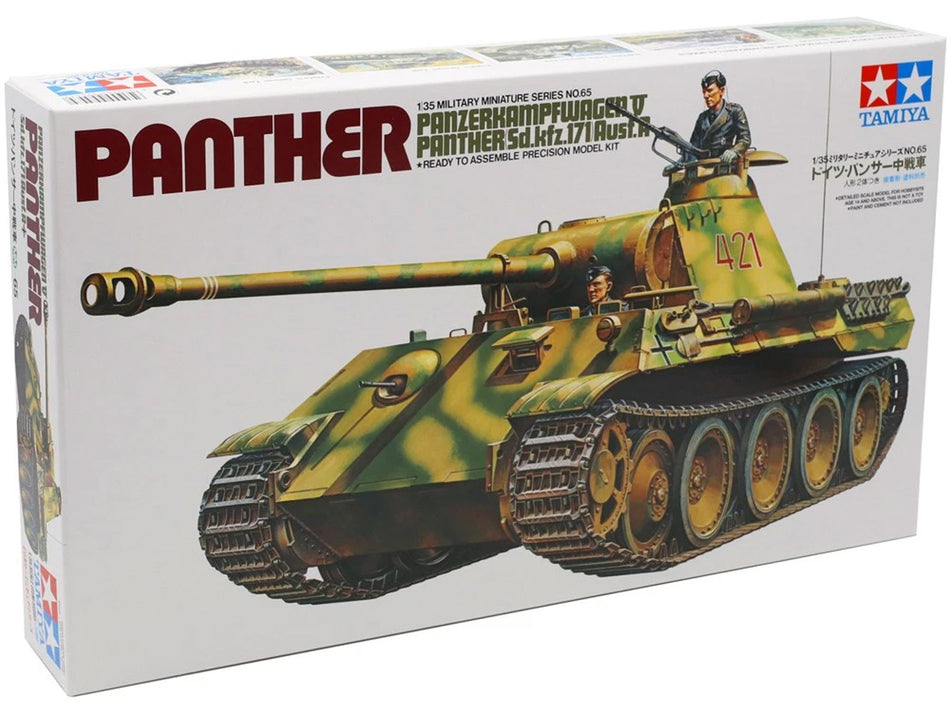 Tamiya 35065 German Panther Ausf.A Medium Tank 1:35 Plastic Kit
