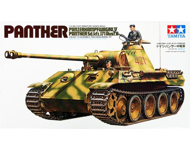 Tamiya 35065 German Panther Ausf.A Medium Tank 1:35 Plastic Kit