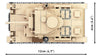 Cobi Panzer III Ausf. J German Tank 1/48 Scale Brick Kit - 292 Pieces (2712)