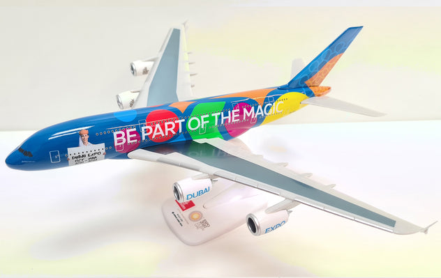 PPC Holland Emirates Airbus A380 Destination Dubai 1:250 Plastic Model Aircraft