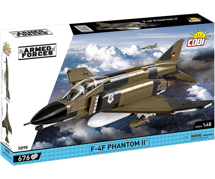 Cobi F-4F Phantom II Luftwaffe 1:48 Scale Aircraft Brick Kit (5898)