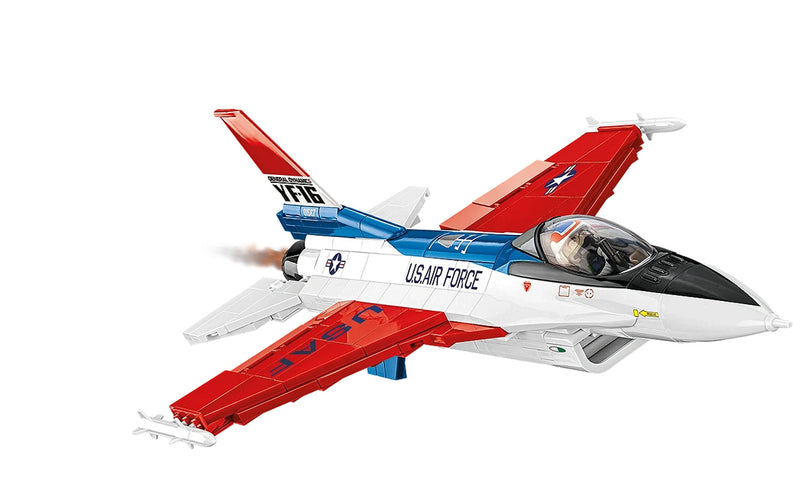 Cobi YF-16 First Flight 1974 1:48 Scale Aircraft Brick Kit - 375 Pieces (5892)