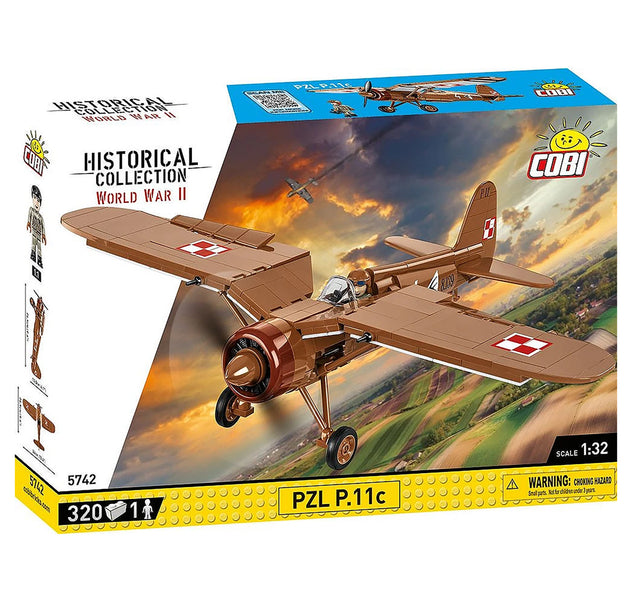 Cobi PZL P.11c Polish Fighter Aircraft 1:32 Scale Brick Kit (5742)