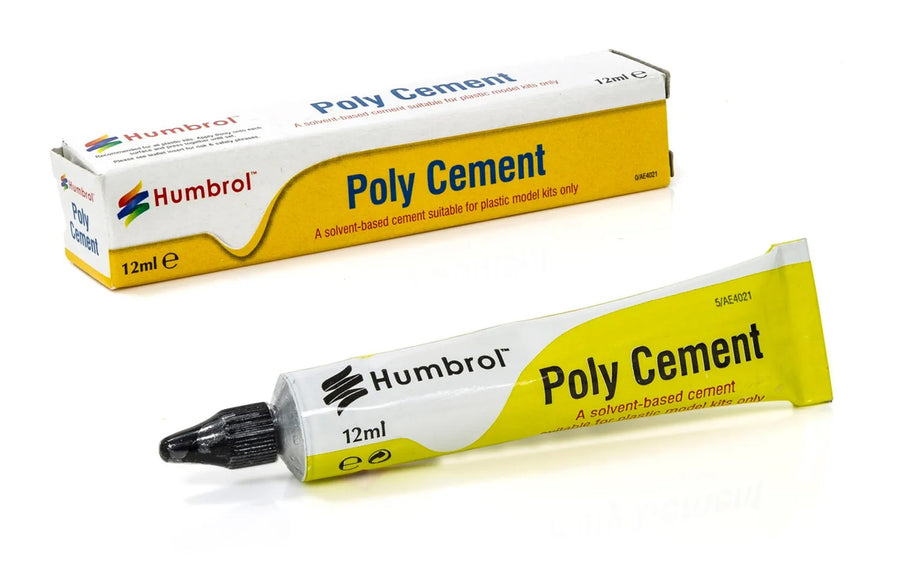 Humbrol Poly Cement 12ml Tube Plastic Model Glue