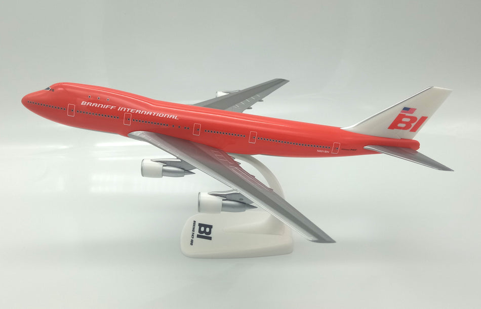 PPC Braniff Boeing 747-100 Plastic Model - 1/250 Scale