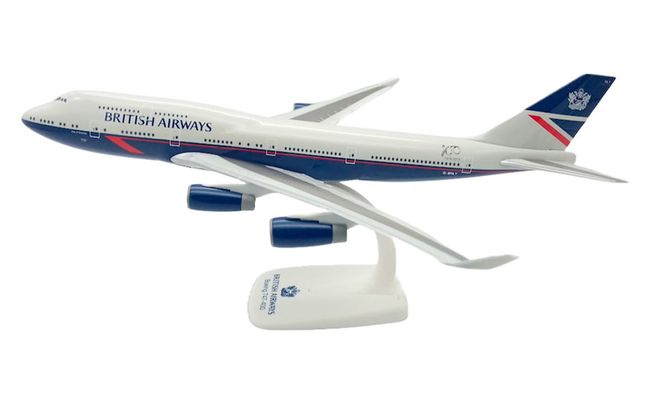PPC British Airways Boeing 747-400 Landor Livery Plastic Model - 1/250 Scale
