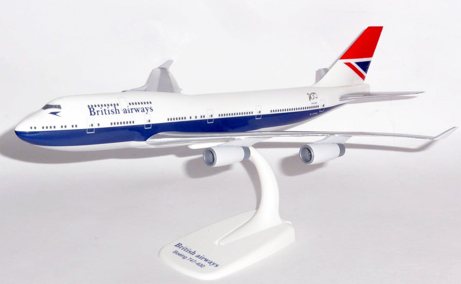 PPC British Airways Boeing 747-400 Negus Plastic Model - 1/250 Scale