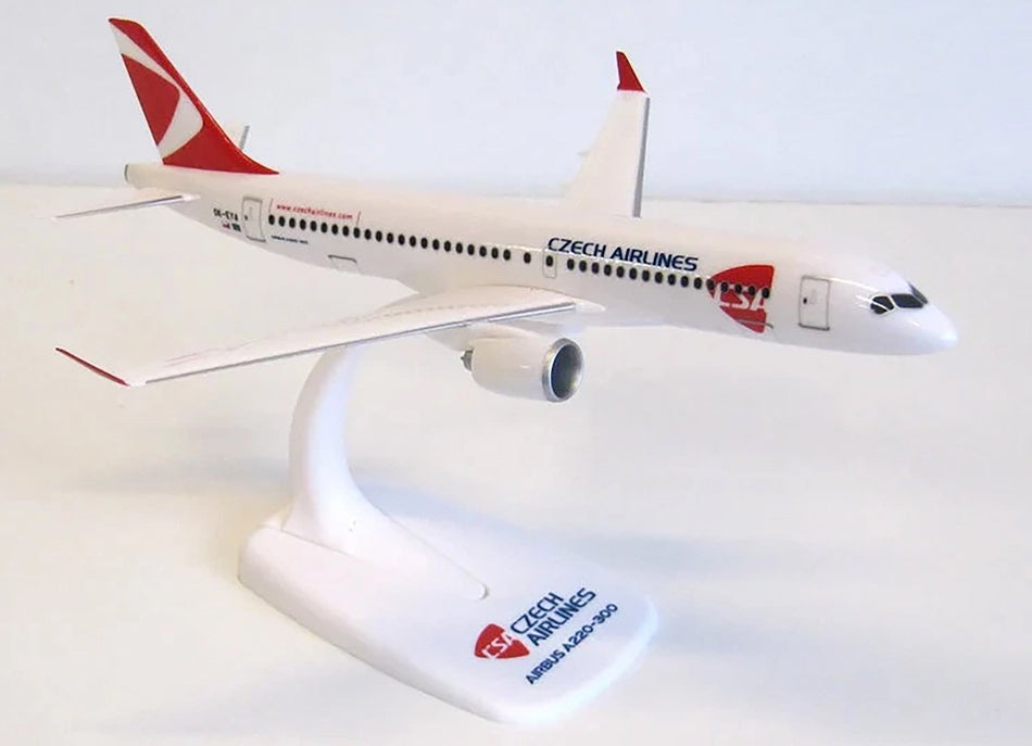 PPC Czech Airlines A220-300 Plastic Model- 1/200 Scale