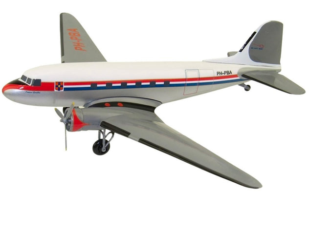 PPC Holland DC-3 Dutch Dakota Airlines 1:100 Scale Plastic Model Aircraft