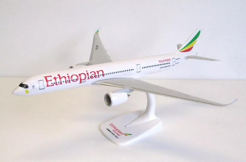 PPC Ethiopian Airlines Airbus A350-900 Plastic Model - 1/200 Scale