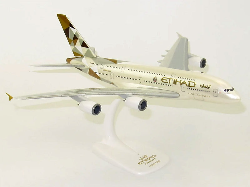 PPC Etihad Airbus A380 Plastic Model - 1/250 Scale
