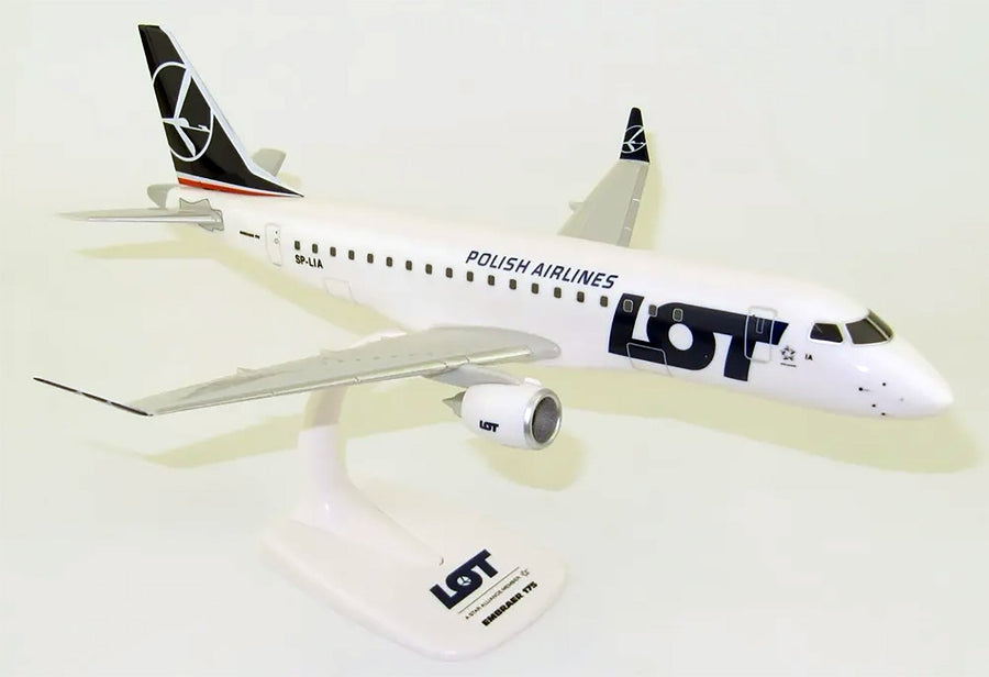 PPC Holland LOT Polish Embraer E175 1:100 Scale Plastic Model Aircraft