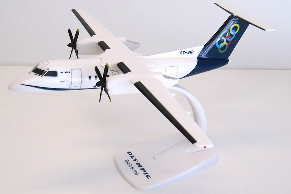 PPC Olympic Dash-8-300 Plastic Model - 1/100 Scale