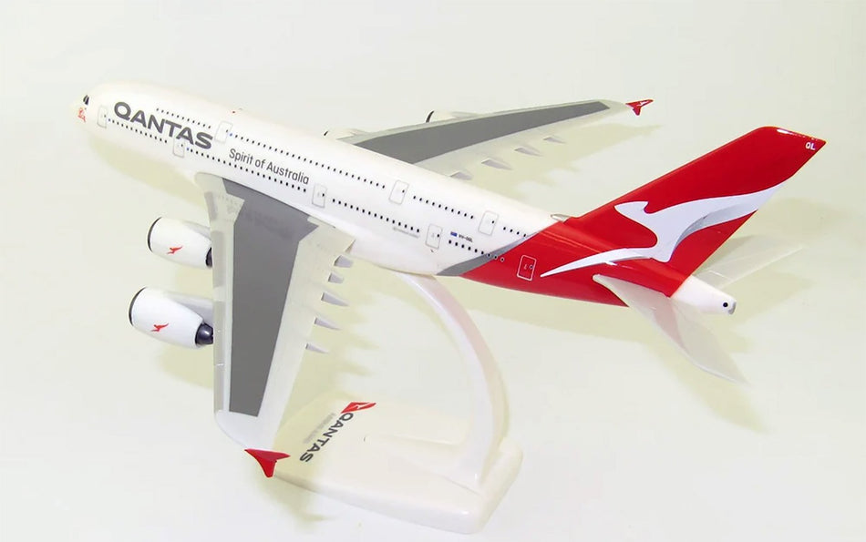 PPC Qantas Airbus A380 Plastic Model - 1/250 Scale