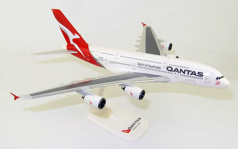 PPC Qantas Airbus A380 Plastic Model - 1/250 Scale