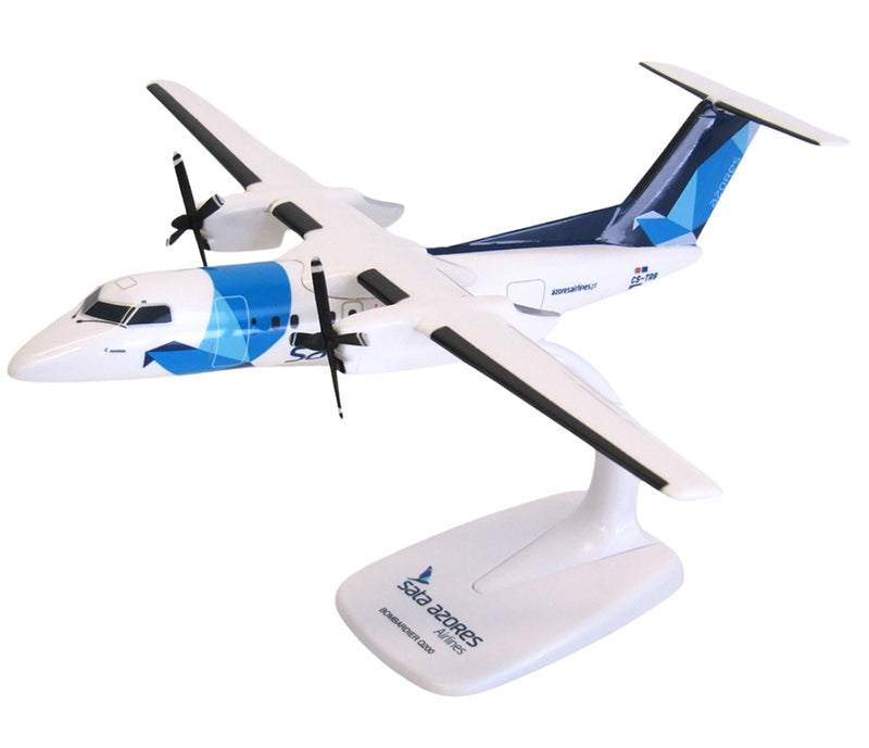 PPC Sata Azores Airlines Dash 8-300 Plastic Model - 1/100 Scale
