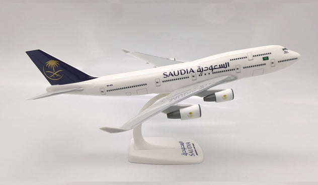 PPC Holland Saudi Airlines Boeing 747-400 1:250 Plastic Model Aircraft
