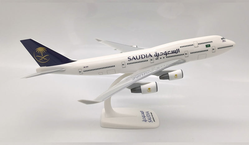 PPC Saudi Airlines Boeing 747-400 Plastic Model - 1/250 Scale