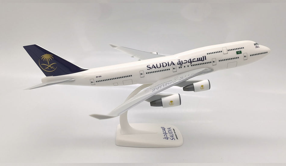PPC Saudi Airlines Boeing 747-400 Plastic Model - 1/250 Scale
