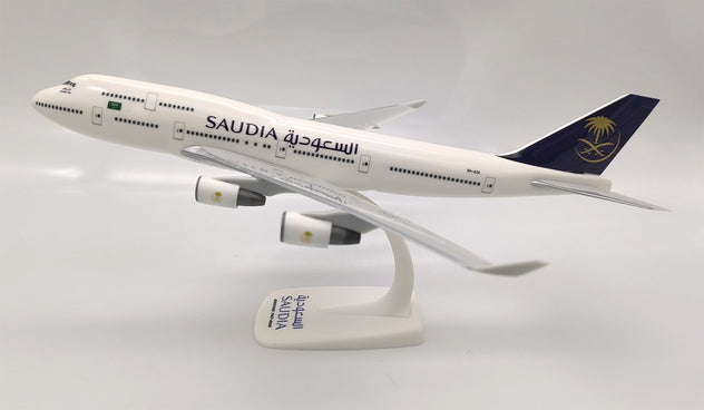 PPC Holland Saudi Airlines Boeing 747-400 1:250 Plastic Model Aircraft